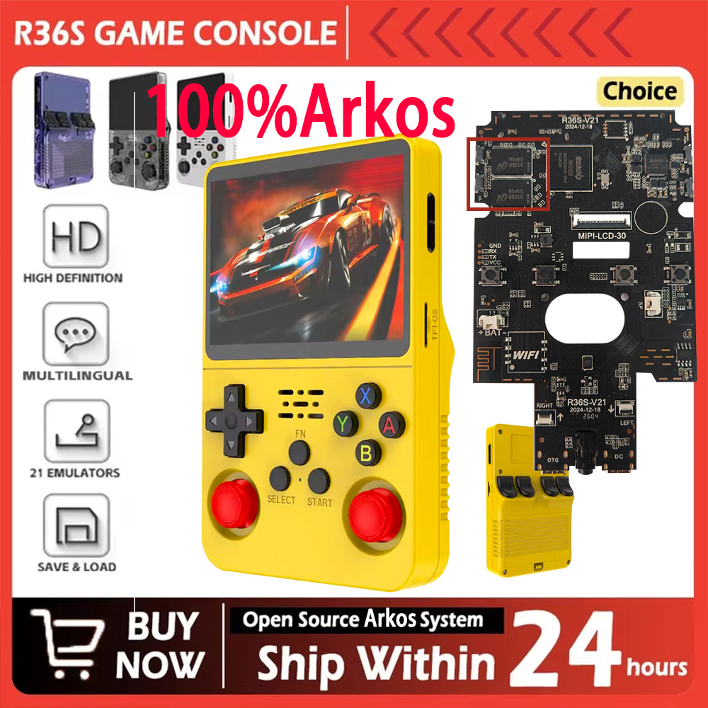 R36S Novo Console de Jogos Ret - Retro Gaming Kiosk avaliação e preço