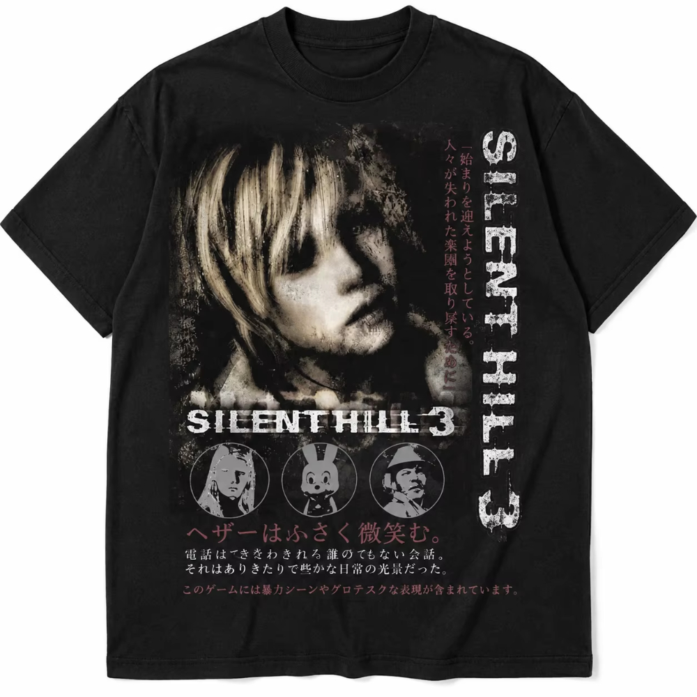 Camiseta 2026 Silent Hill 3 pa - Retro Gaming T Shirt avaliação e preço