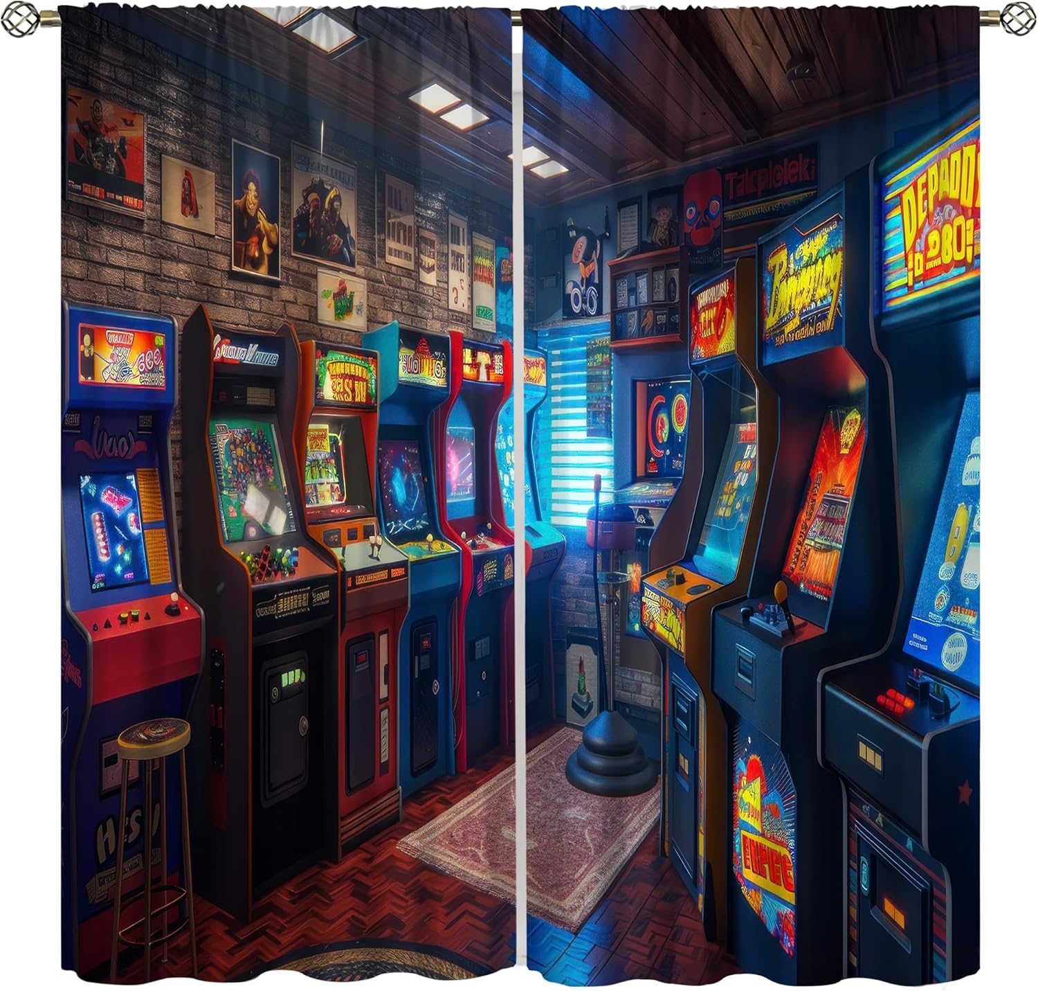 Cortinas Arcade Blackout dos a - Retro Gaming Youtube avaliação e preço