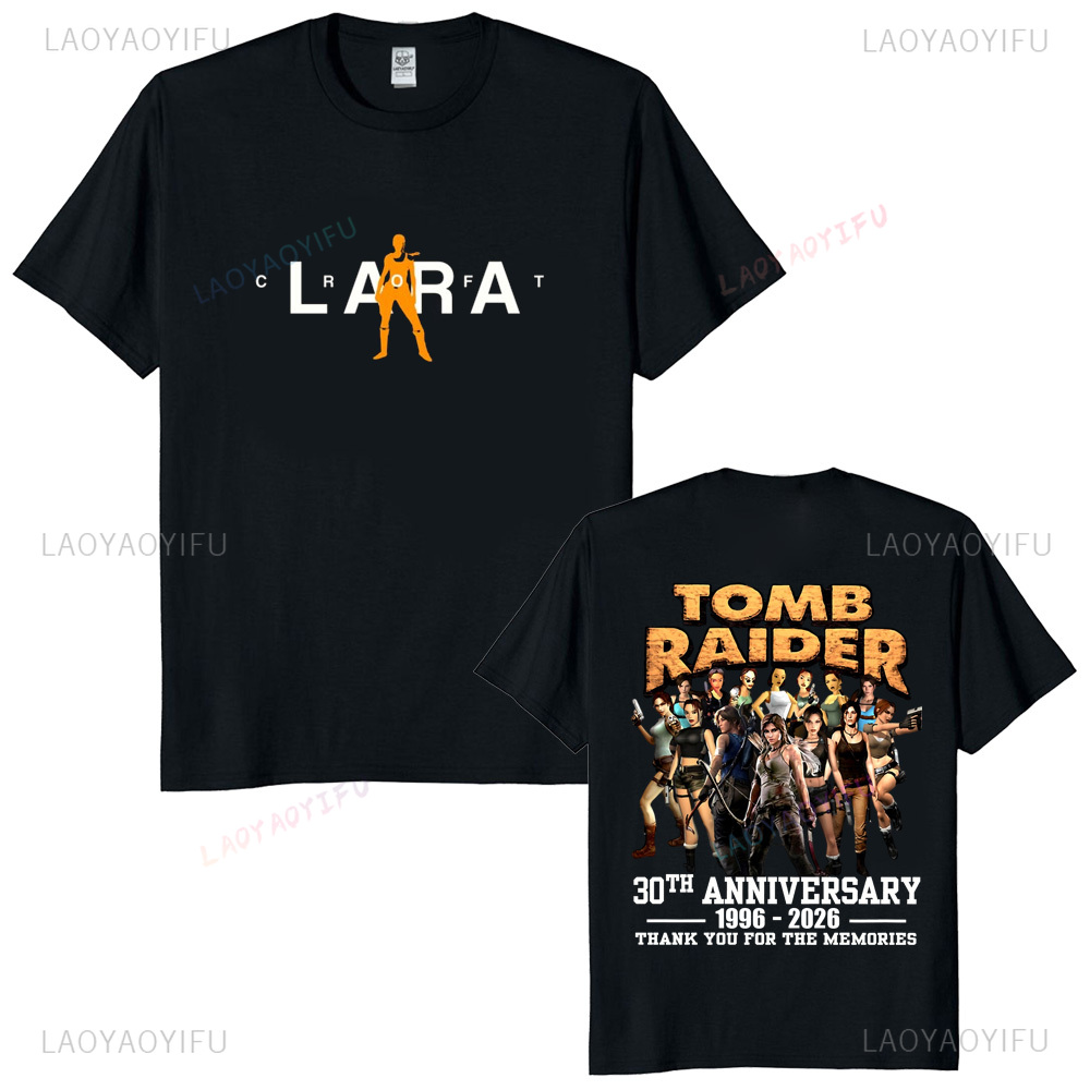 Tomb raider 30th aniversário u - Retro Gaming T Shirt avaliação e preço