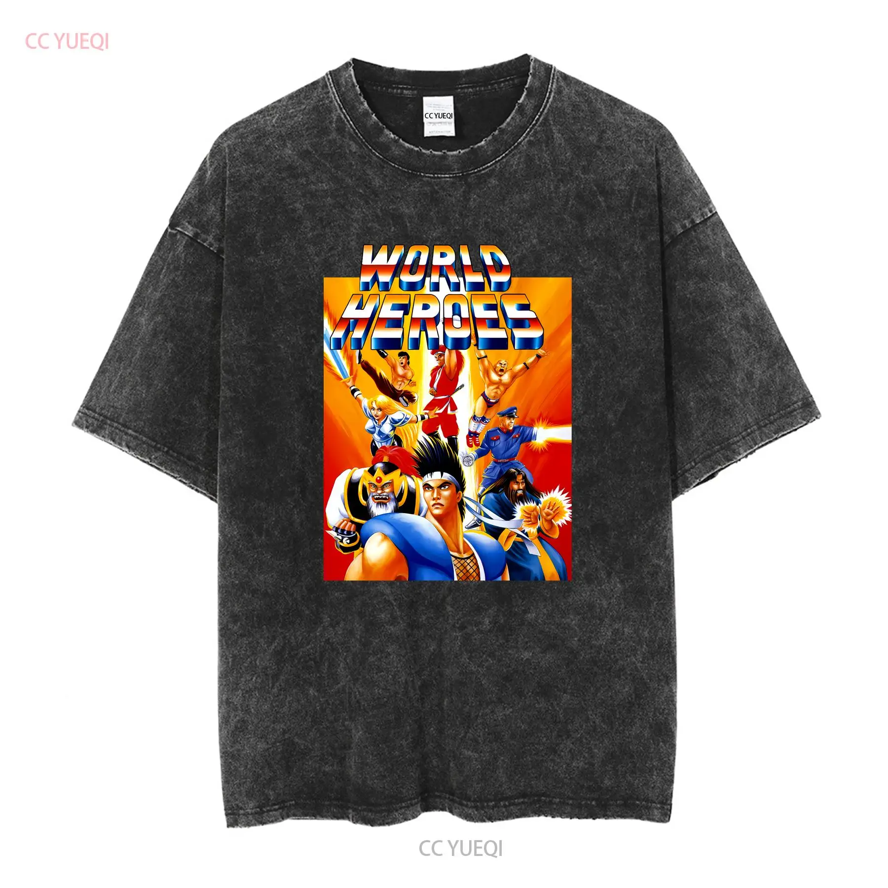 Heróis mundiais clássico neo g - Retro Gaming T Shirt avaliação e preço