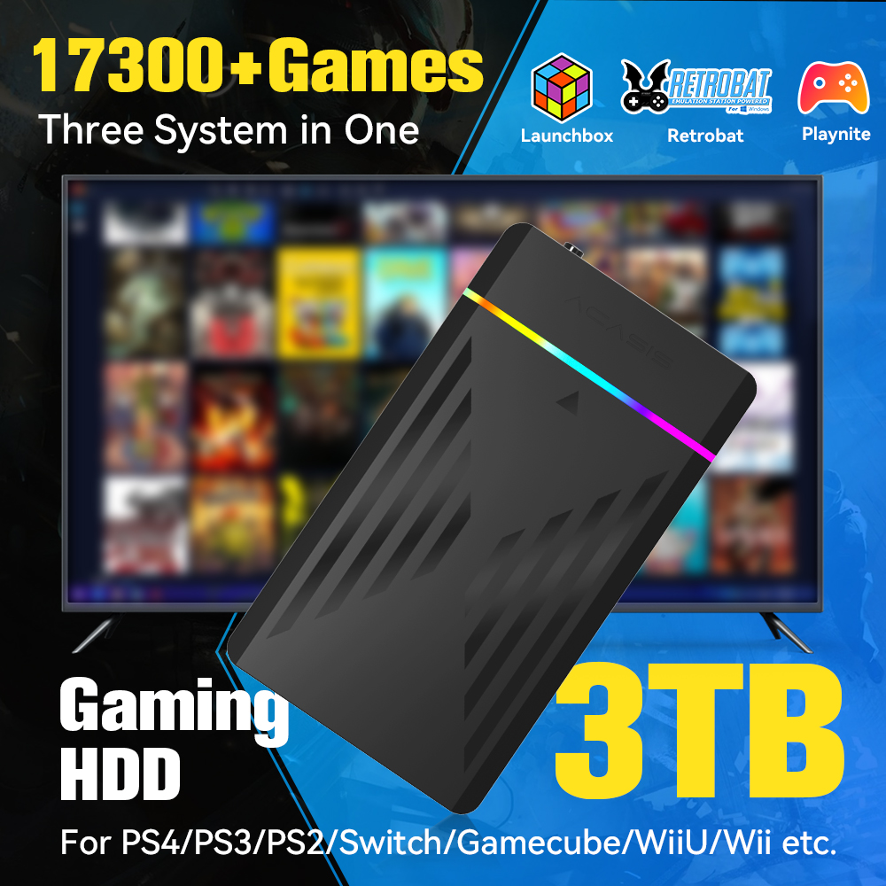 3TB portátil Gaming HDD Launch - Retro Gaming N64 avaliação e preço